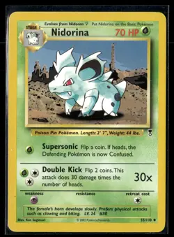 Nidorina 55/110 Legendary Collection Uncommon Pokemon - Image 1