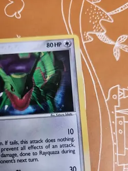 RAYQUAZA 3/17 POP SERIES 1 HOLO RARE POKEMON CARD TCG 2004 LEGENDARY DRAGON - Image 4