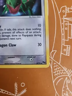 RAYQUAZA 3/17 POP SERIES 1 HOLO RARE POKEMON CARD TCG 2004 LEGENDARY DRAGON - Image 5