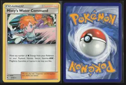 Misty's Water Command 63/68 Holo Rare Hidden Fates Pokemon Holo Near Mint - Image 3