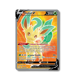 Carte Pokemon Francaise - Phyllali V 166/203 - EB7 Evolution Celeste - Image 1