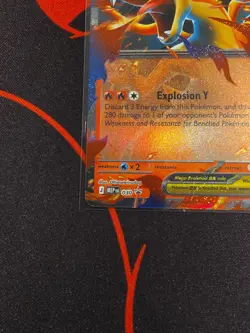 Pokemon TCG Mega Charizard Y Ex MEP #30 Promo Mega Evolutions NM English Holo - Image 4