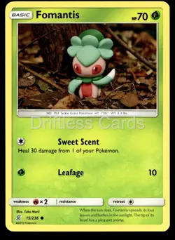 Fomantis 15/236 Common Unified Minds Pokemon NM/M - Image 1