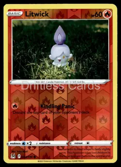 Litwick 024/196 Common Lost Origin Pokemon Reverse Holo NM/M - Image 1