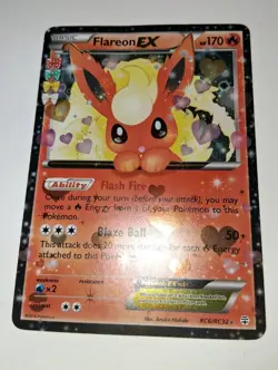 Flareon EX RC6/RC32 Radiant Collection Ultra Rare Holo 2016 - Image 1