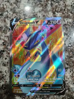 Pokemon TCG Dragapult V Rebel Clash 183/192 Holo Full Art - Image 1