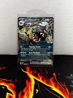 Pokemon TCG Arven's Mabosstiff EX, Destined Rivals 139/182, NM - Image 1