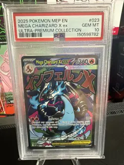 Mega Charizard X Ex 023 Pokemon Mep En-Me Black Star Promo PSA 10 - Image 1