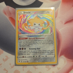 The Pokemon Company Jirachi 119/185 Vivid Voltage Amazing Rare Holo English 2020 - Image 1