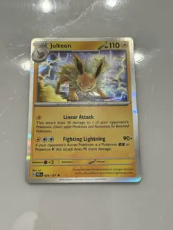 Pokemon TCG Jolteon EX Prismatic Evolutions 029/131 Ultra Rare NM - Image 1
