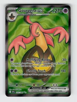 Gourgeist ex 102/086 - Pokemon - Chaos Rising - Holo Ultra Rare - NM - Image 1