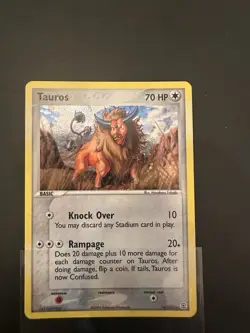 Tauros Holo Pokemon Card 16/112 FireRed & LeafGreen LP - Image 1