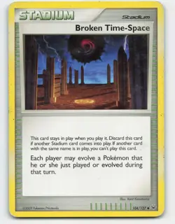 2009 Pokemon, Platinum, #104/127 Broken Time-Space, Uncommon (b) - Image 1