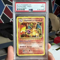 2016 Pokemon XY evolutions 11/108 Charizard-Holo rare PSA 9 Mint 🔥 - Image 1