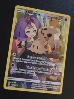 Pokemon Mimikyu 245/236 Cosmic Eclipse Secret Rare Full Art Holo Near Mint NM - Image 2