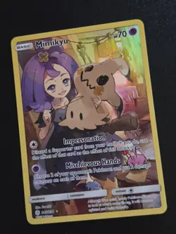Pokemon Mimikyu 245/236 Cosmic Eclipse Secret Rare Full Art Holo Near Mint NM - Image 3