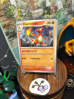 Pokemon TCG - Charmeleon (Regular) - Paldean Fates - 8 91 - Uncommon - Image 1