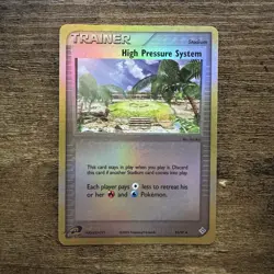 High Pressure System 85/97 Uncommon Reverse Holo Pokemon Card EX Dragon - Played - Image 1