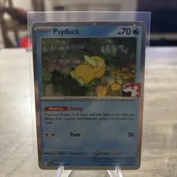 Pokemon TCG Psyduck 039/217 Ascended Heroes Prize Pack Series 9 CosmoHolo - Image 1