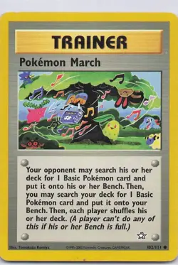 Pokemon March Unlimited Common Neo Genesis 102/111 MP - Image 1