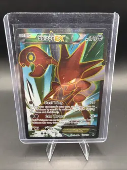 Scizor EX 119/122 Breakpoint Ultra Rare Full Art Pokemon NM - Image 1