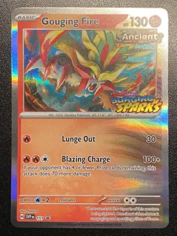 Gouging Fire PRERELEASE SVP151 NM Stamped PROMO Surging Sparks Pokemon Card TCG - Image 2