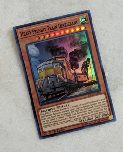 Yugioh Heavy Freight Train Derricrane INCH-EN046 Super Rare 1st Ed NM - Image 2