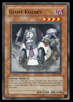 Giant Kozaky CRV-EN022 Cybernetic Revolution Yu-Gi-Oh 1st Edition LP - Image 1