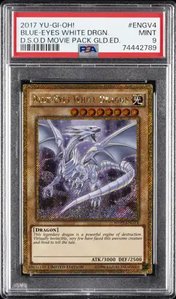 2017 #ENGV4 BLUE-EYES WHITE DRAGON PSA 9 - Image 1