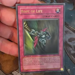 Yu-Gi-Oh! Rope of Life Ultra Rare 1st Edition PGD-105 Konami EN - Image 1