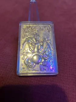 Pokemon Charizard 23k Gold Plated Trading Collectible Card 1999 Nintendo Limited - Image 1