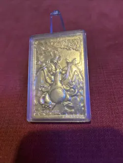 Pokemon Charizard 23k Gold Plated Trading Collectible Card 1999 Nintendo Limited - Image 4