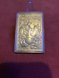 Pokemon Charizard 23k Gold Plated Trading Collectible Card 1999 Nintendo Limited - Image 5