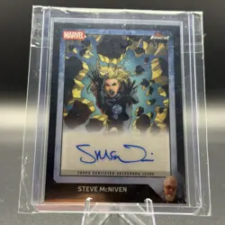 2026 Finest Fantastic Four STEVE McNIVEN Artist AUTO Black 03/10 INVISIBLE WOMAN - Image 1