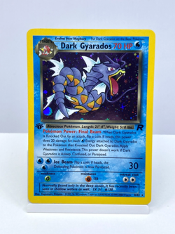 Pokemon Dark Gyarados 8/82 Team Rocket 1st Edition Holo 2000 AU Seller - Image 1