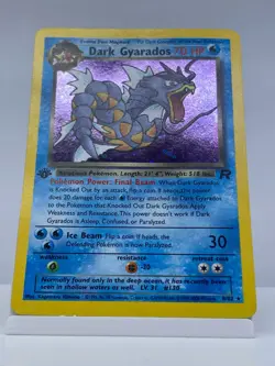 Pokemon Dark Gyarados 8/82 Team Rocket 1st Edition Holo 2000 AU Seller - Image 2