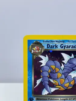 Pokemon Dark Gyarados 8/82 Team Rocket 1st Edition Holo 2000 AU Seller - Image 3