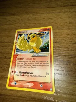 Flareon Star 100/108 Power Keepers Holo Ultra Rare Pokemon TCG 2007 English - Image 1