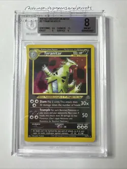 Tyranitar 12/75 Neo Discovery Holo BGS 8 - Image 1