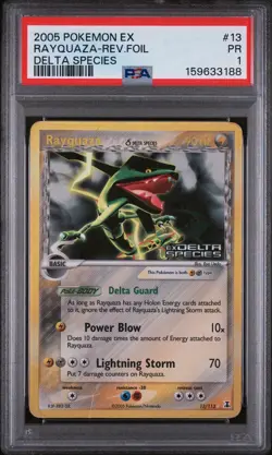 Rayquaza (Delta Species) 13/113 Delta Species Reverse Holo PSA 1 RARE - Image 1