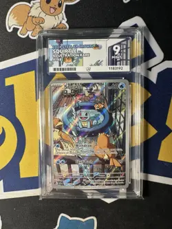 Pokemon TCG Card Squirtle 148/142 Stellar Crown Illustration Rare - ACE 9 - Image 1