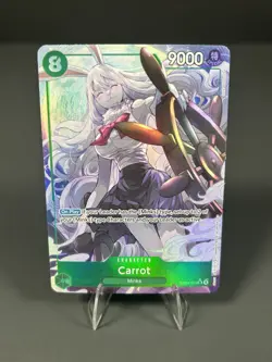 Carrot EB04-013 SR Alt Art The Azure Sea’s Seven One Piece Card Game English - Image 1