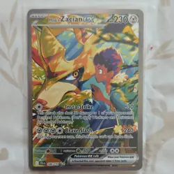 The Pokemon Company Pokemon TCG Hop's Zacian ex 186/159 Sv09 UR FA Holo - Image 1