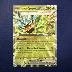 Teal Mask Ogerpon ex - 025/167 - Twilight Masquerade Pokemon TCG - Image 1