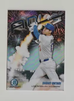 Topps 2025 Bowman Chrome Adios Shohei Ohtani Dodgers Insert #AD-17 - Image 1