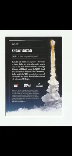 Topps 2025 Bowman Chrome Adios Shohei Ohtani Dodgers Insert #AD-17 - Image 2