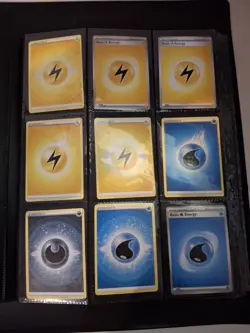 Pokemon Bundle and Binder - Energy and Trainer Cards Bundle Job Lot - Image 1