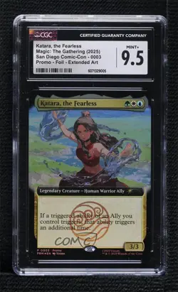 Katara the Fearless (Extended Art) Magic: 2025 SDCC Promo CGC 9.5 Mint+ - Image 1