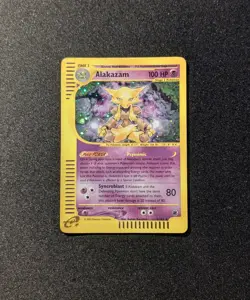 Pokemon EXPEDITION - #1/165 Alakazam - Holo - ENG - Lightly Played - Image 3