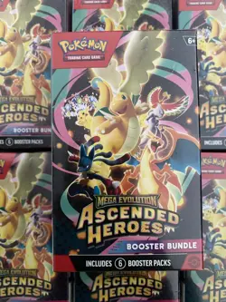 Pokemon TCG Mega Evolution Ascended Heroes Booster Bundle New Sealed - Image 1